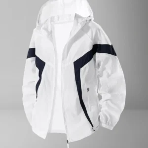 Men's Solid Color Packable Lightweight Hooded Jacket, Regular Fit Casual Comfortable Breathable Sun Protection Jacket for Outdoor Fishing, Men's Outerwear for All Seasons, Menswear