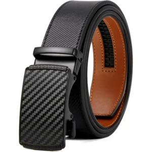 Men's Belt Leather Ratchet Belt for Men Dress Casual Every Day with Adjustable Buckle, Trim to Fit Bogg Bag Bling Decorative Charm Set lobster clasp erika pendant van cleef holiday 2025 vial necklaces bean necklace hyunjin lock shimmer and shine bindi