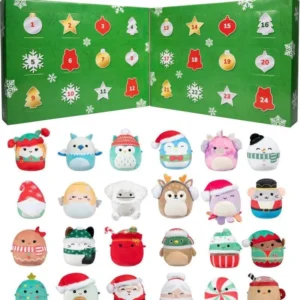 24-Day Micromallows Holiday Plush Advent Calendar, Christmas Gifts,Perfect holiday present,christmas cheer
