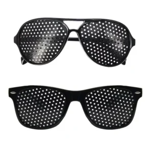 Anti-myopia Astigmatism Glasses Vision Correction Fatigue Pin Hole with Holes for Men Women Eyesight Improvement Eyewear Retro Blue Light Rectangular bayonetta glasses prism lenses rimless feline eye eyeglass women chrome hearts frames new rainbow oakleys