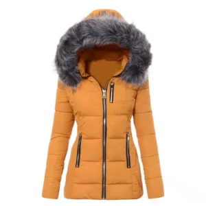 Women's Winter Windproof Warm Down Coats Waterproof Thicken Hooded fashions Puffer Jacket（gift）