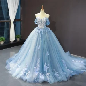 2025 Summer  Bride Solo Fluffy Dress Off-Shoulder Train Wedding Evening Princess Gown Womenswear bridal shower dresses wedding dress