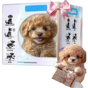 2025 Upgrade AI Robot Dog, Nicoo - My Smart Interactive Realistic Robot Dog Puppy That Acts Like a Real Dogs - Walking, Barking, Tail Wagging for Lovers gift