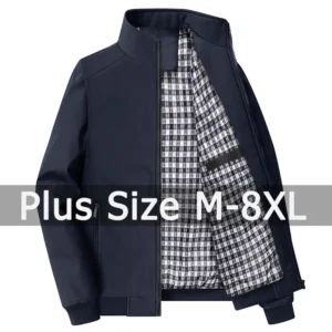 5XL 6XL 7XL 8XL Plus Size Jacket for Men 40-140kg Autumn Winter Coat Casual Sport Jacket Outwear Jaquetas Masculina De Inverno Menswear Polyester