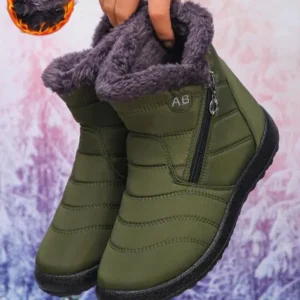 Women'sWinterBootswithAnti-SlipDesign,Warm&Durable,PerfectforIndoor/outdoorUse,FashionableWomen'sFootwear,ArmyGreenBootsBlouses & Shirts